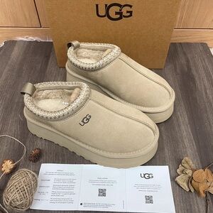UGG Beige Platform Shoes
